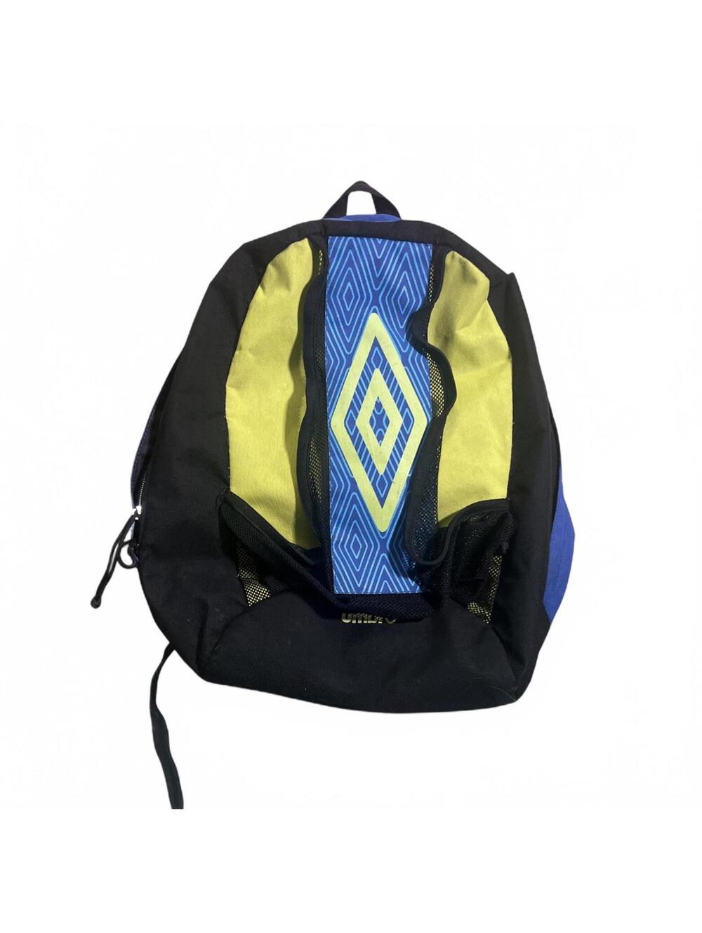 Umbro Soccer Backpack DSG-P500MOD8 Training Gear Bag Blue Yellow Pro Soccer Pack